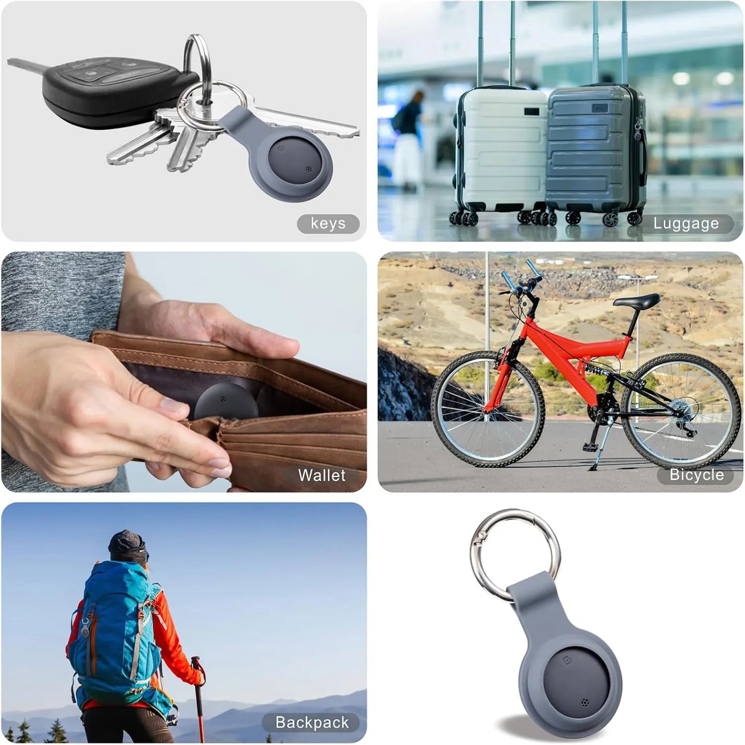 Smart Bluetooth Key Finder – Anti-Lost Tracker for Keys, Bags & Phones