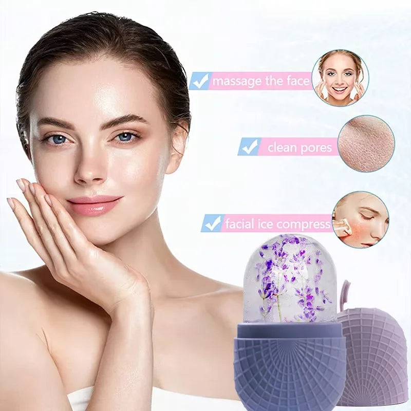 Ice Roller Facial Massager – Instant Cooling & Skin Relief