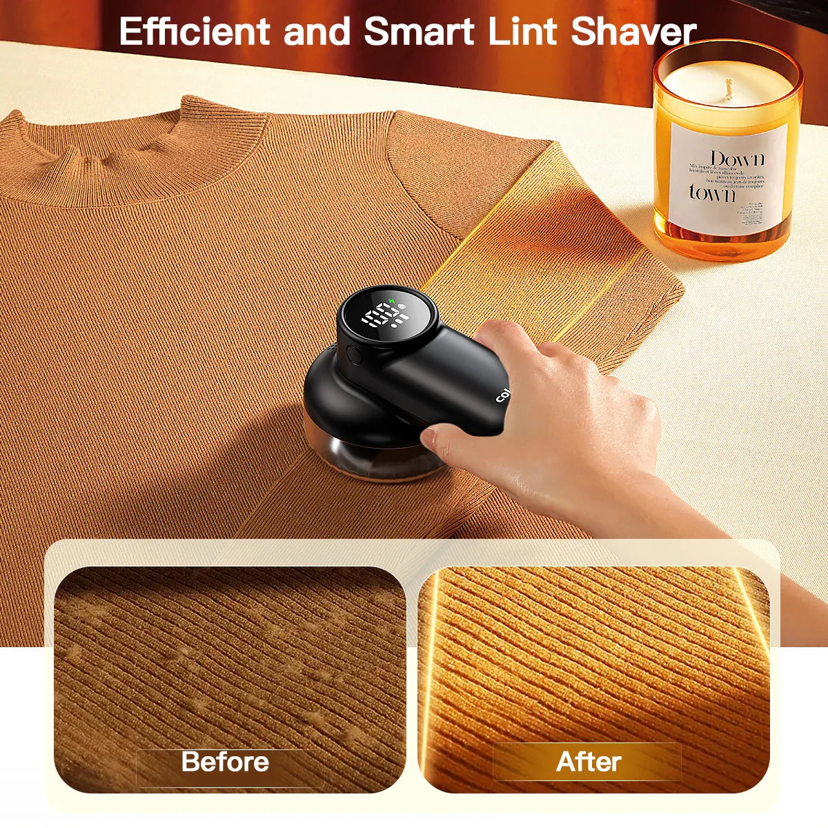 Electric Lint Remover – Fabric Shaver for Clothes, Sweaters & Furniture