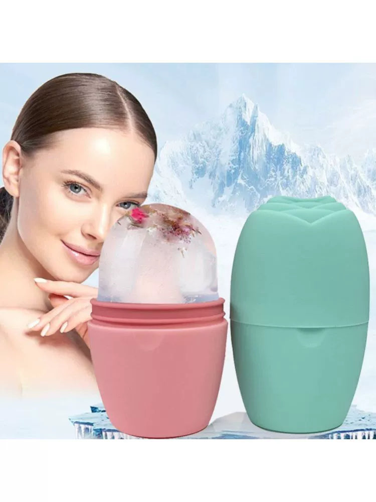 Silicone Ice Face Roller – Cooling Massager for Face & Eyes