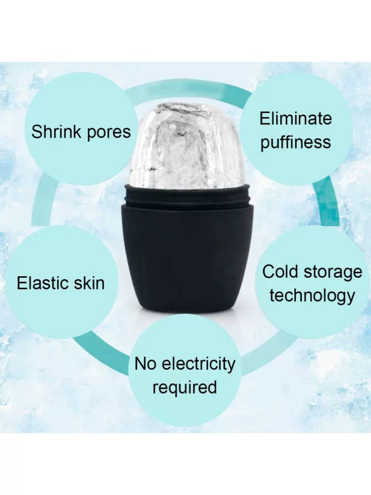 Silicone Ice Face Roller – Cooling Massager for Face & Eyes