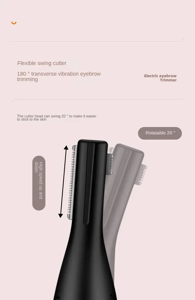 Electric Eyebrow Trimmer Automatic Womens Eye Brow Shaper Razor Face Hair Remover Women Eyebrow Shavers Pencil Pocketknife