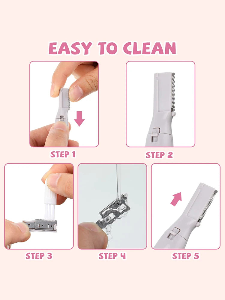 Electric Eyebrow Trimmer Mini Shaver Hair Remover Facial Shaver Hair Remover Facial And Neck Blur Lips Body Arms And Legs