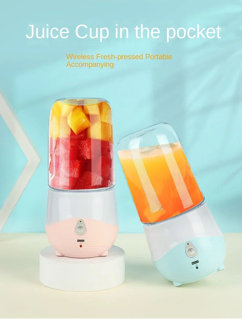 Portable Blender USB Rechargeable Mini Juicer Blender Household  Mixer Machine For Juices Shakes And Smoothies Juice Extractor