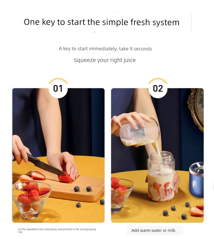 Mini Portable USB-C Blender – Smoothie On The Go