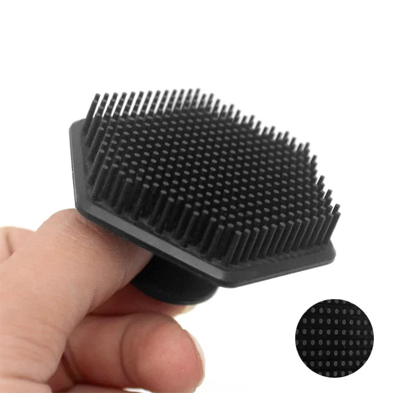 Men Facial Cleaning Brush Scrubber Silicone Miniature Face Deep Clean Shave Massage Face Scrub Brush Face Cleaner