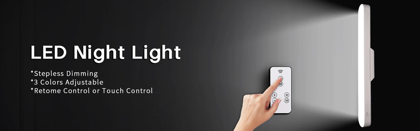 LED Motion Sensor Light – Wireless Rechargeable Night Light for Closets & Cabinets