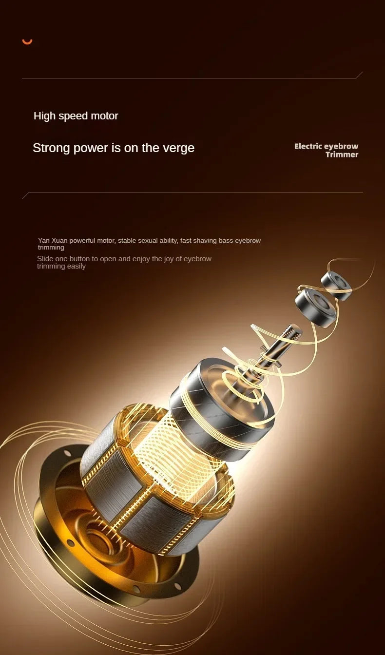 Electric Eyebrow Trimmer Automatic Womens Eye Brow Shaper Razor Face Hair Remover Women Eyebrow Shavers Pencil Pocketknife