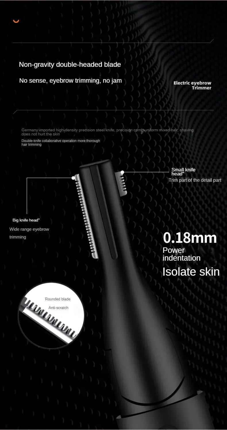 Electric Eyebrow Trimmer Automatic Womens Eye Brow Shaper Razor Face Hair Remover Women Eyebrow Shavers Pencil Pocketknife