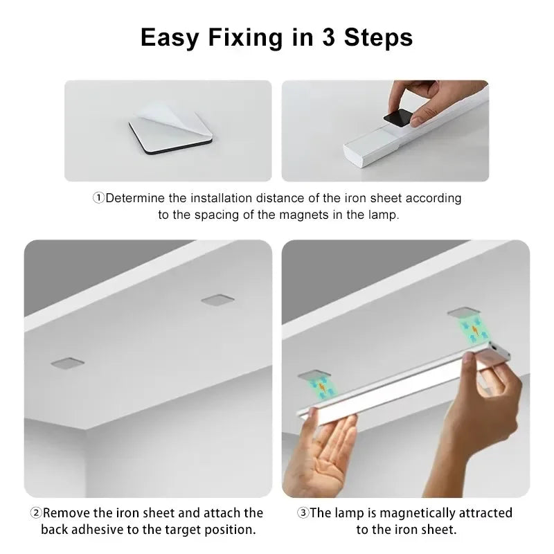 LED Motion Sensor Light – Wireless Rechargeable Night Light for Closets & Cabinets