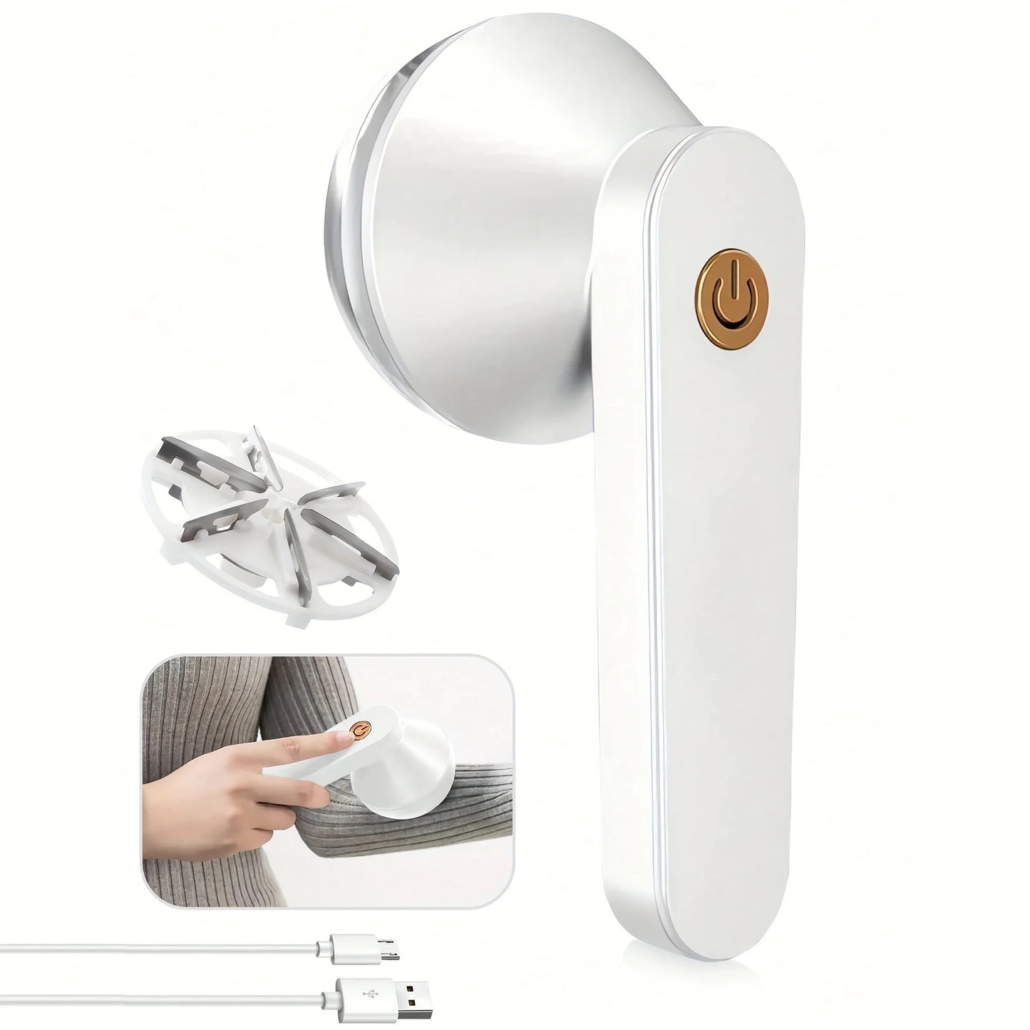 Electric Fabric Lint Remover – Rechargeable Clothes Shaver for Sweaters & Furniture