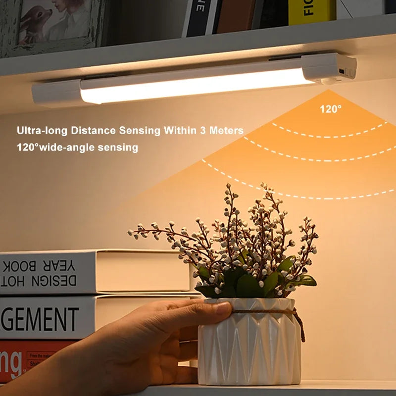 LED Motion Sensor Light – Wireless Rechargeable Night Light for Closets & Cabinets