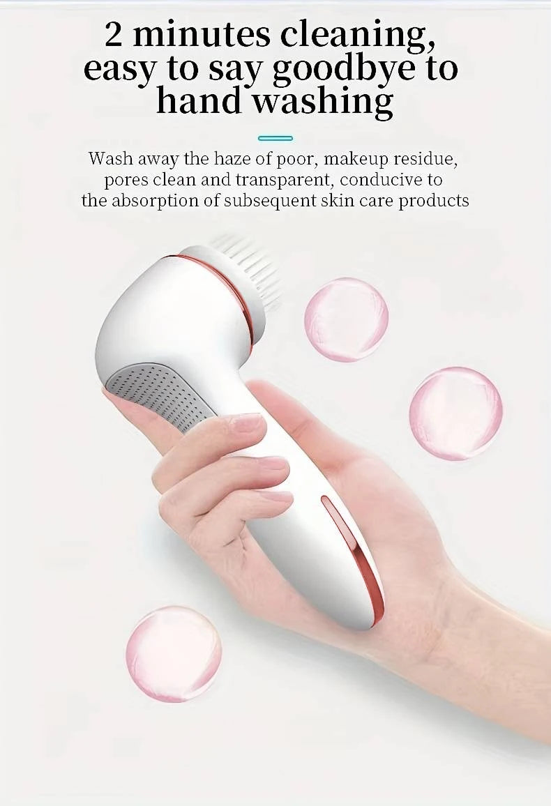 Electric Facial Cleansing Brush 3 in 1 Rechargeable Facial Cleansing Brush WaterProof Face Brush Water Proof Face Brush Tools