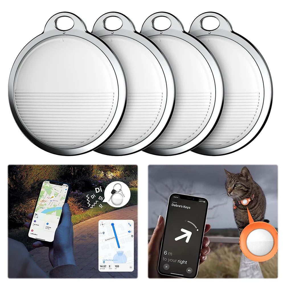Mini Tracking Device Bluetooth-Compatible Work With Apple Find My GPS Lost Tracker Smart Tag Pet Key Child Finder for IOS System