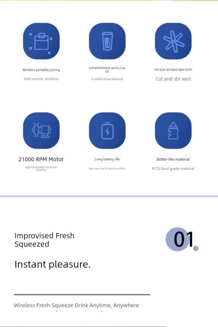 Mini Portable USB-C Blender – Smoothie On The Go