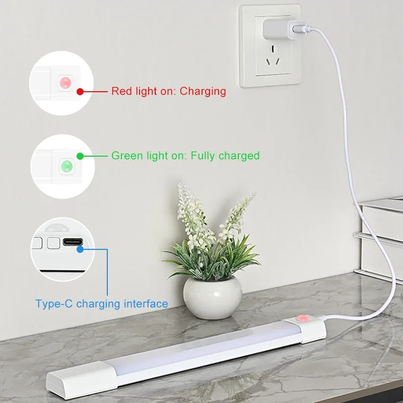 LED Motion Sensor Light – Wireless Rechargeable Night Light for Closets & Cabinets