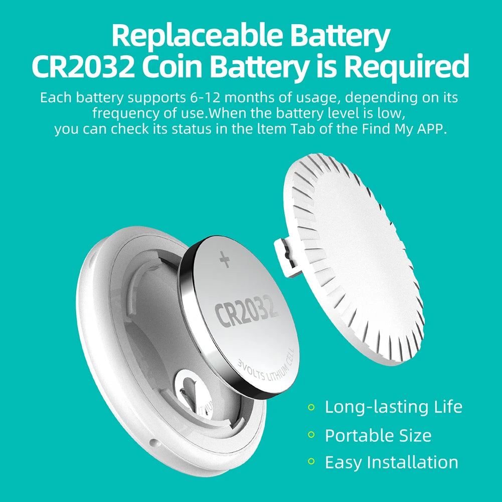 Mini Tracking Device Bluetooth-Compatible Work With Apple Find My GPS Lost Tracker Smart Tag Pet Key Child Finder for IOS System