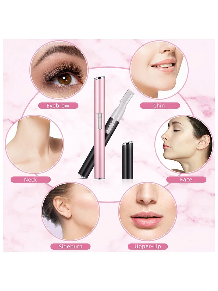 Electric Eyebrow Trimmer Mini Shaver Hair Remover Facial Shaver Hair Remover Facial And Neck Blur Lips Body Arms And Legs