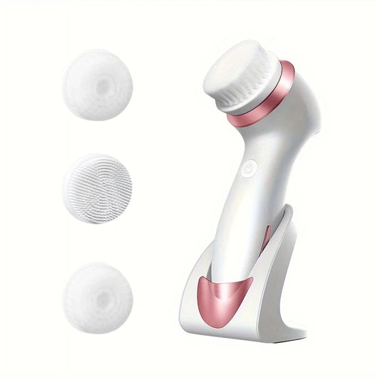 Electric Facial Cleansing Brush 3 in 1 Rechargeable Facial Cleansing Brush WaterProof Face Brush Water Proof Face Brush Tools
