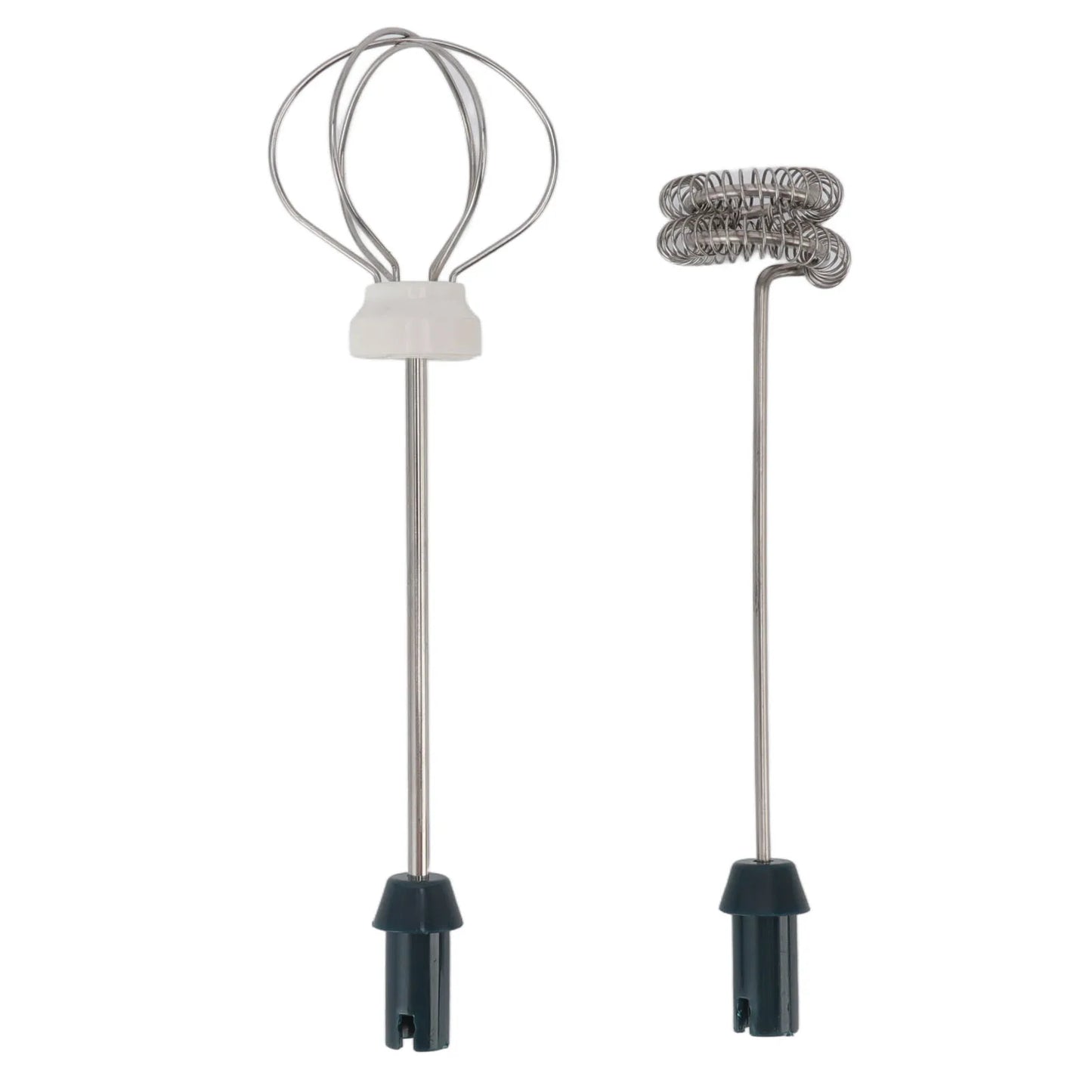 Mini Electric Stirrer Cordless Multifunction Electric Eggbeater with 2 Eggbeater Heads for Home Coffee Drinking Shop