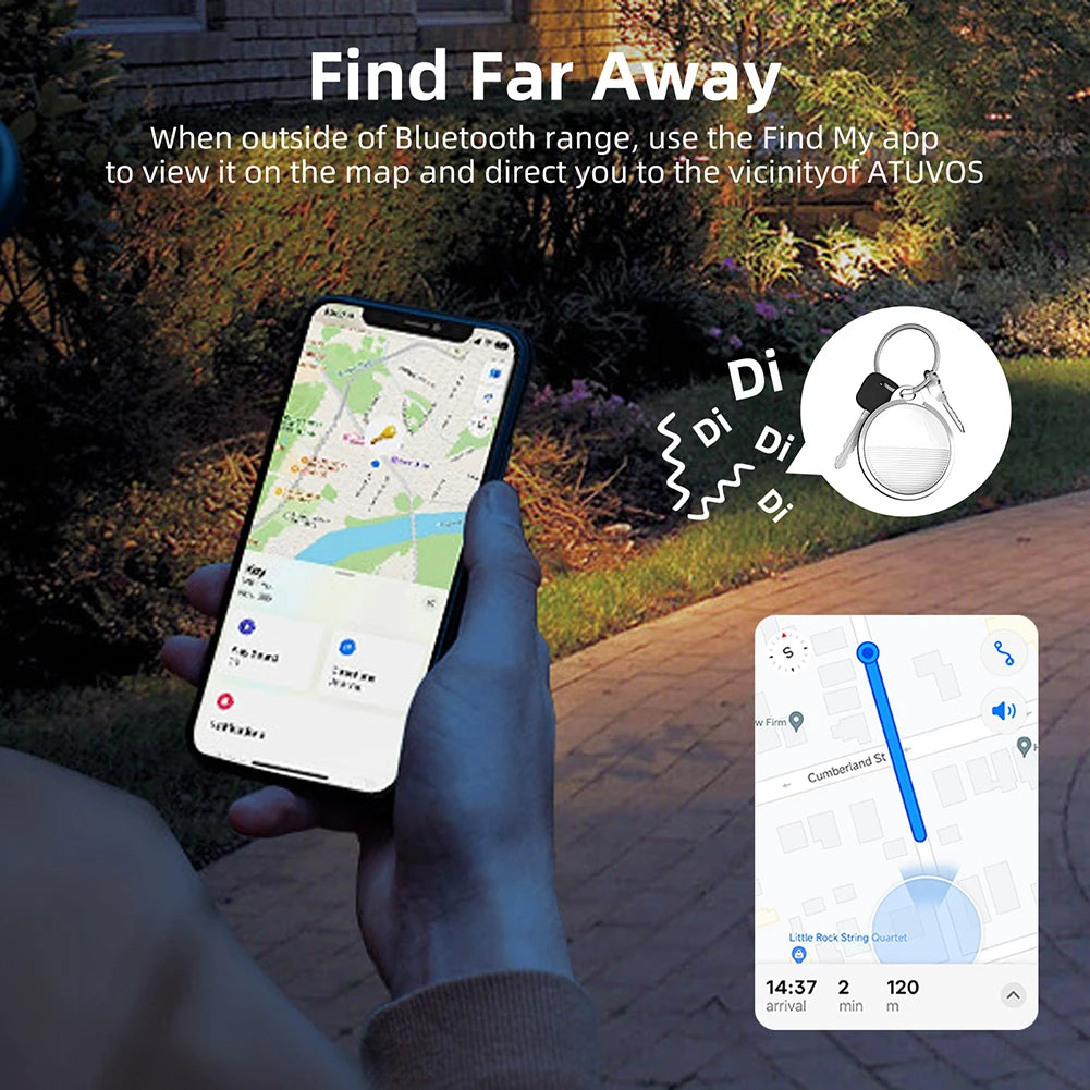 Mini Tracking Device Bluetooth-Compatible Work With Apple Find My GPS Lost Tracker Smart Tag Pet Key Child Finder for IOS System